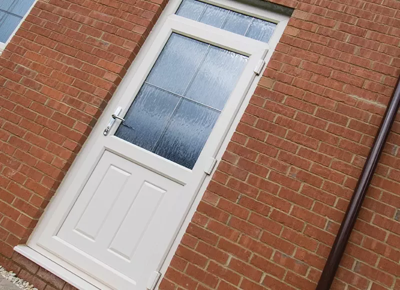 Modern uPVC front door